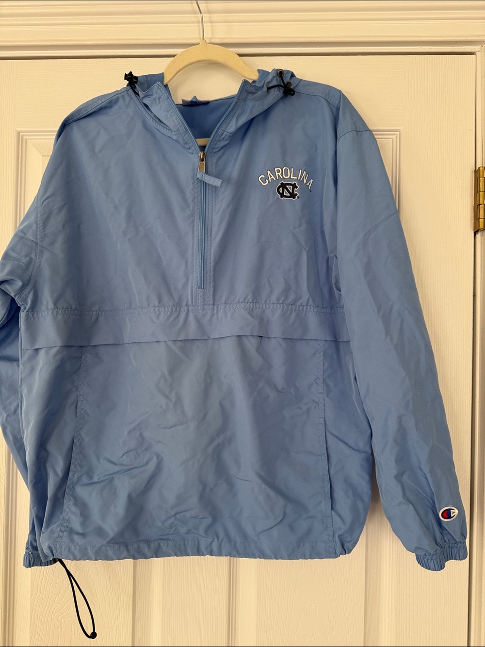 Champion Light Blue University of North Carolina Hooded Pullover